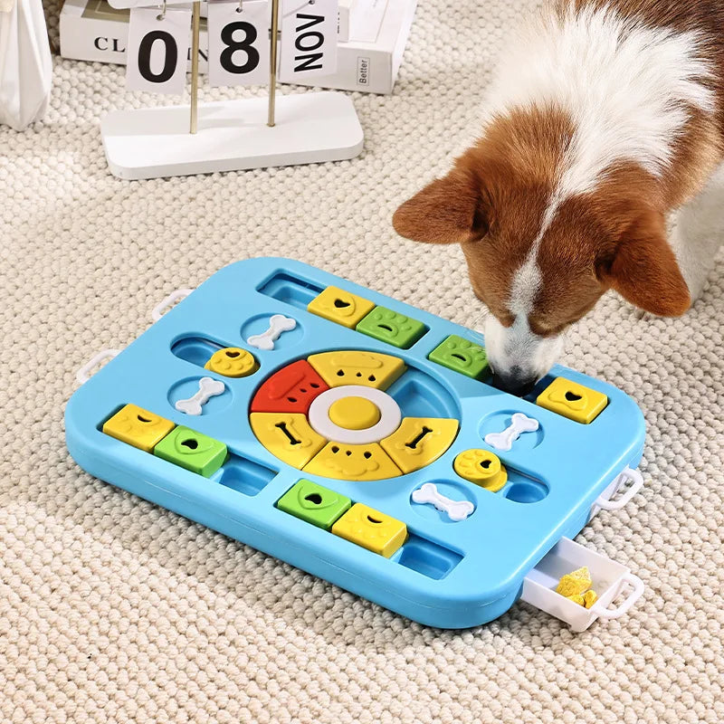 Interactive Puzzle Toy for Dogs – 4 Game Modes and Treat Dispenser
