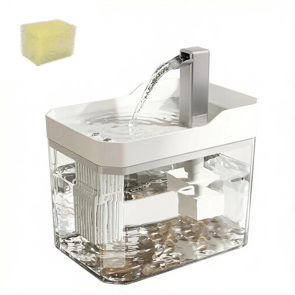 Automatic Cat Water Fountain with Filter and Water Circulation