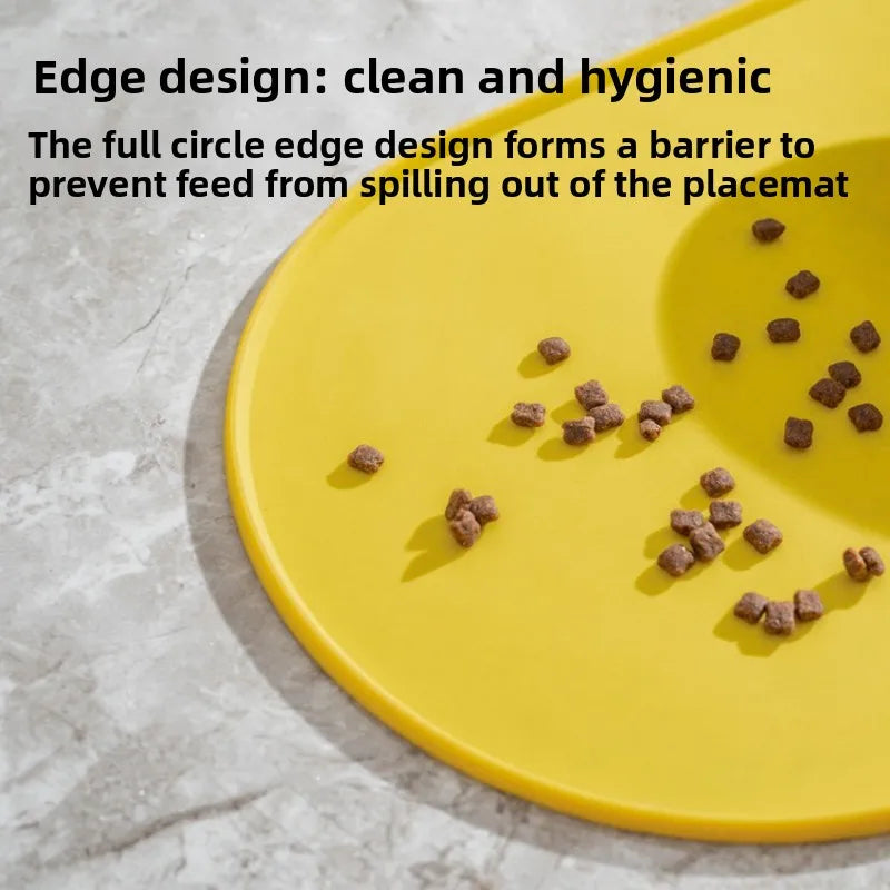 Non-Slip and Waterproof Mat for Cat and Dog Bowls