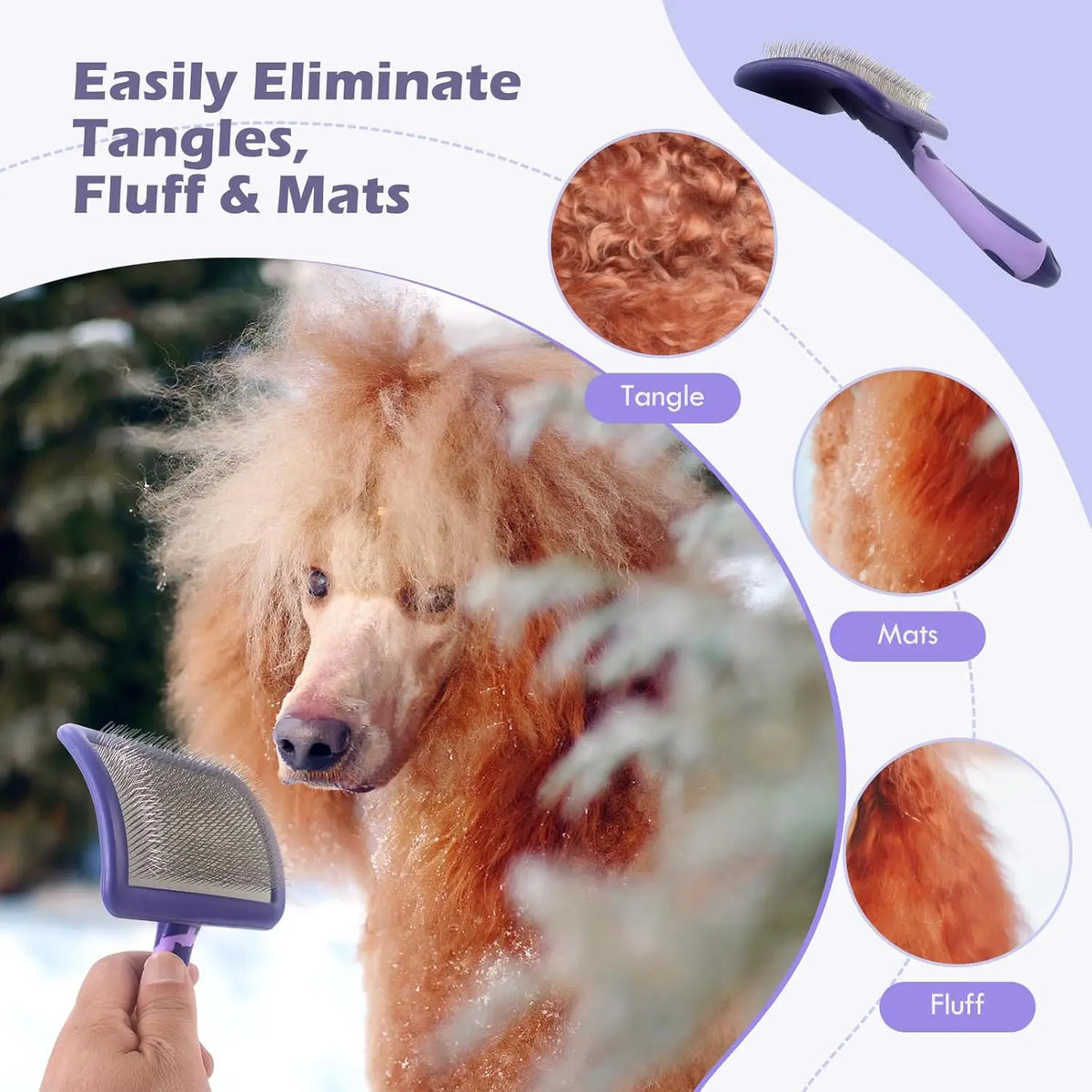 Professional Detangling Brush for Your Dog – For All Breeds
