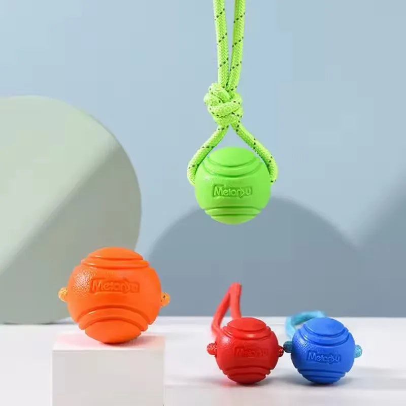 Rope Ball for Dogs – Ideal for Tugging, Fetching, and Training