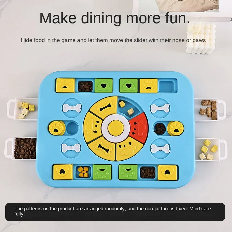 Interactive Puzzle Toy for Dogs – 4 Game Modes and Treat Dispenser