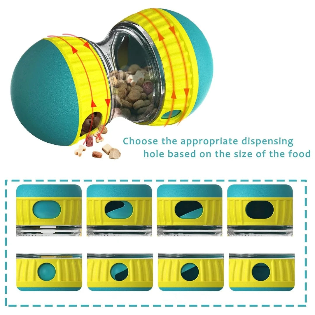 Treat Dispensing Ball for Dogs and Cats – Adjustable Interactive Toy
