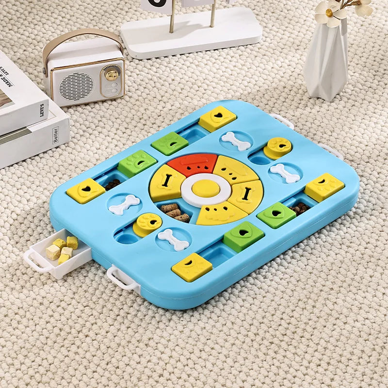 Interactive Puzzle Toy for Dogs – 4 Game Modes and Treat Dispenser