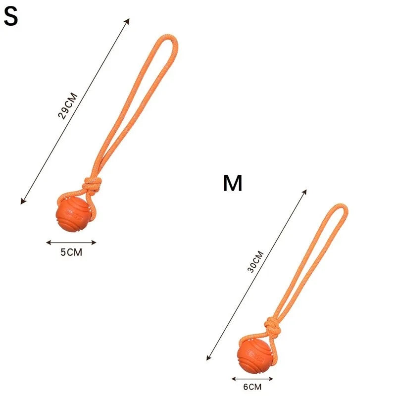 Rope Ball for Dogs – Ideal for Tugging, Fetching, and Training