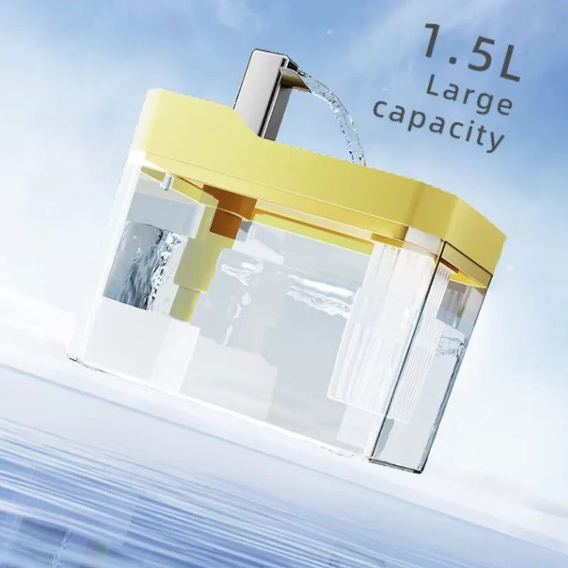 Bebedero Automático para Gatos con Filtro y Circulación de Agua