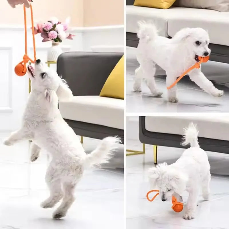 Rope Ball for Dogs – Ideal for Tugging, Fetching, and Training