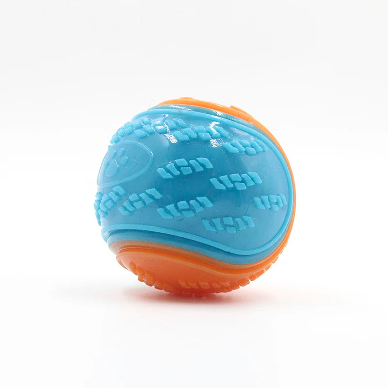 TPR Squeaky Dog Ball – Dental Cleaning, Durable and Safe