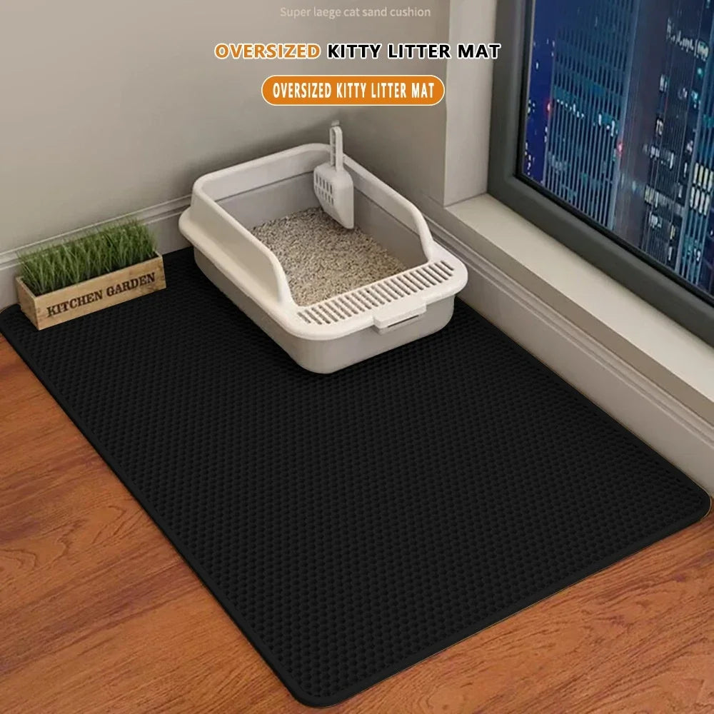 Cat Litter Trapping Mat – 2-Layer, Waterproof and Non-Slip