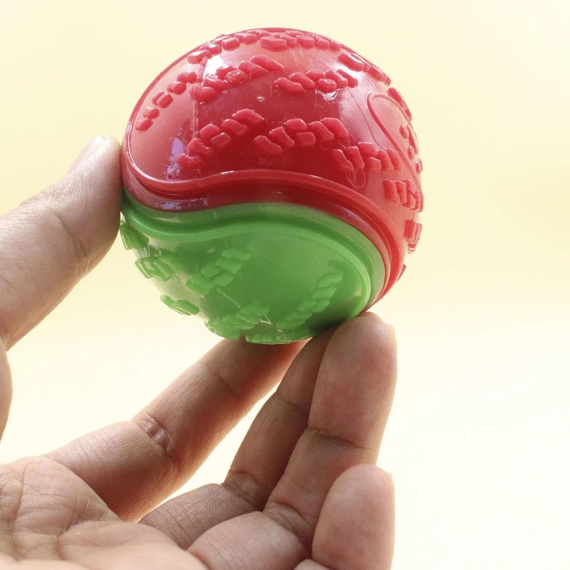 TPR Squeaky Dog Ball – Dental Cleaning, Durable and Safe